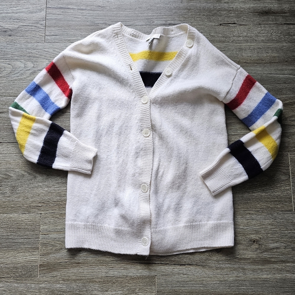 Joie Jewlina Multi-color Stripe Cardigan